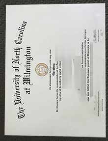 UNC Wilmington diploma, UNCW degree sample