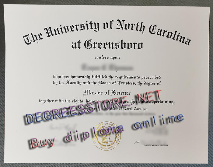 UNCG degree, UNC Greensboro diploma