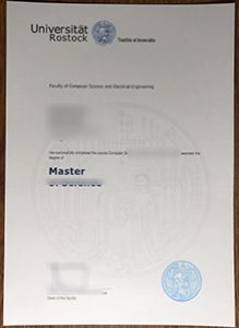 Universität Rostock Urkunde, Universität Rostock diploma