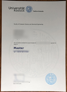 Universität Rostock Urkunde, Universität Rostock diploma