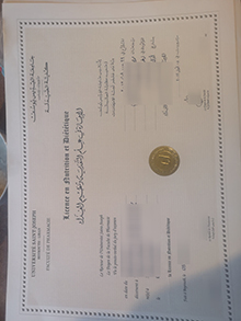 Université Saint-Joseph de Beyrouth diploma