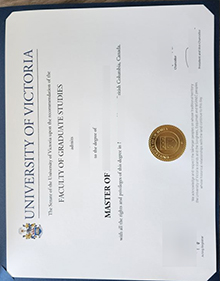 University of Victoria degree, UVic diploma sample