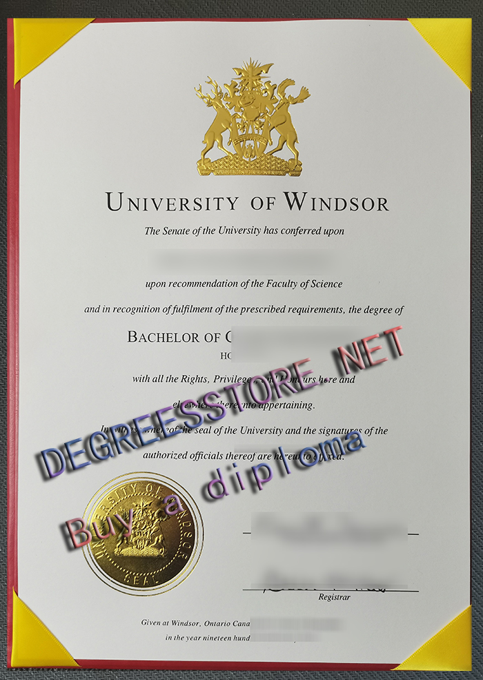 University of Windsor degree, University of Windsor diploma