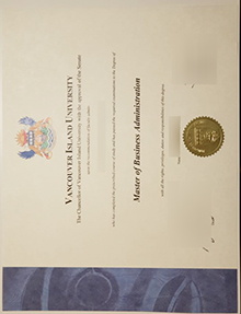 Vancouver Island University diploma, VIU degree sample