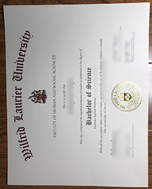 Wilfrid Laurier University degree, WLU diploma sample