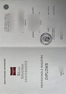 Rīgas Stradiņa Universitāte diploma sample