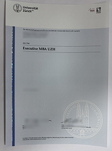 Universität Zürich Credentials, Universität Zürich degree sample