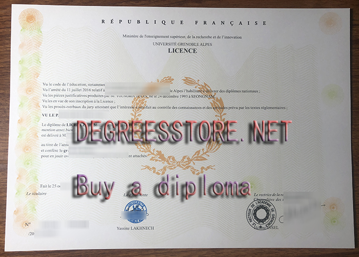 Université Grenoble Alpes LICENCE