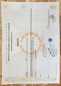 Université Jean Moulin Lyon 3 diploma sample