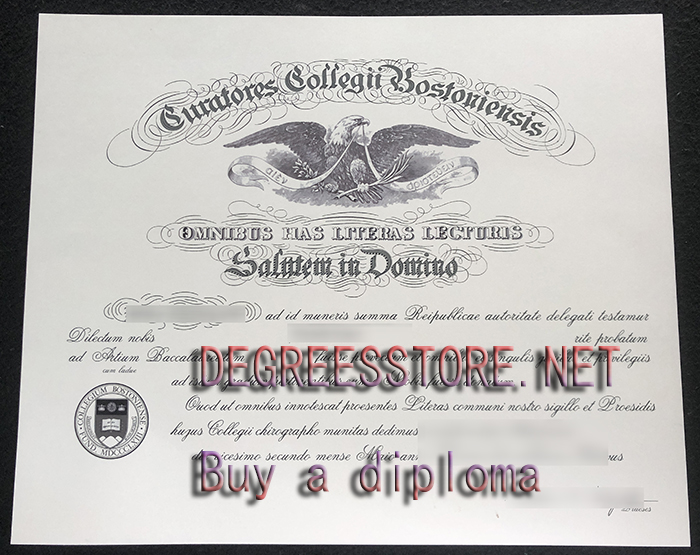 Boston College degree