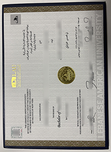 Lebanese American University degree sample