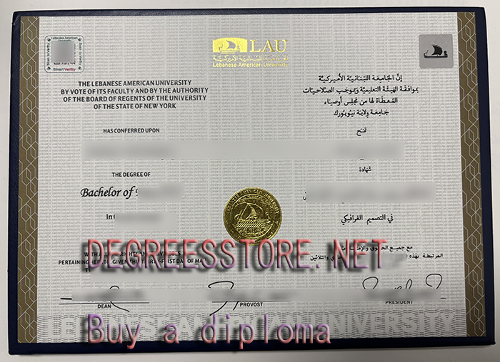 Lebanese American University degree