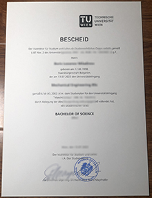 Technische Universität Wien degree sample