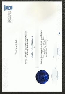 University of Doha for Science and Technology (UDST) diploma