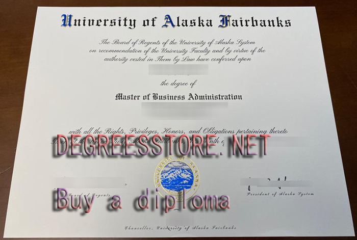 University of Alaska Fairbanks degree，阿拉斯加大学费尔班克斯分校文凭