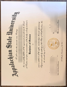 阿巴拉契亚州立大学文凭Appalachian State University degree sample