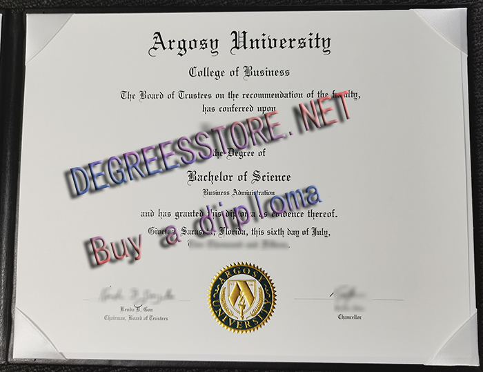 阿戈西大学文凭, Argosy University diploma