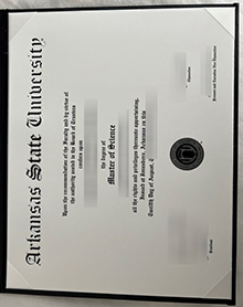 阿肯色州立大学文凭，Arkansas State University degree sample