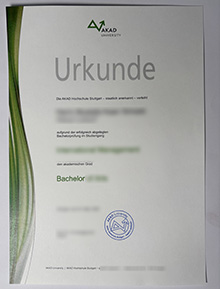 AKAD University Urkunde