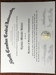NCCU degree sample