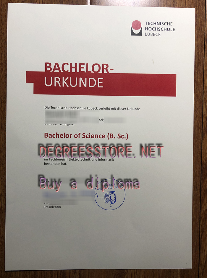Technische Hochschule Lübeck Urkunde