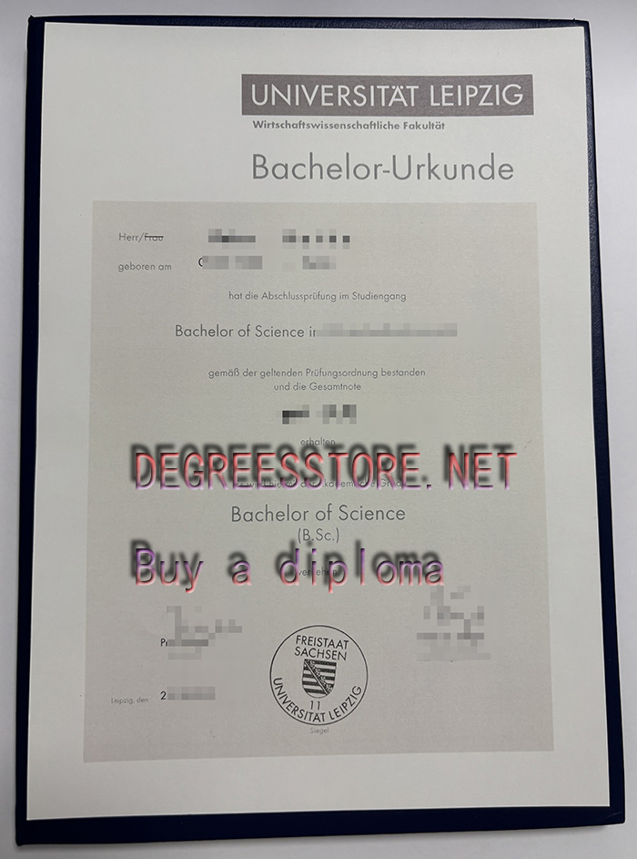 Universität Leipzig Urkunde