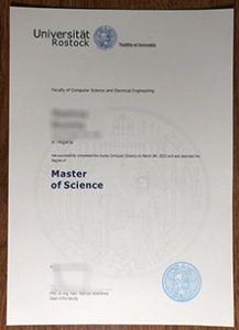 Universität Rostock Urkunde sample
