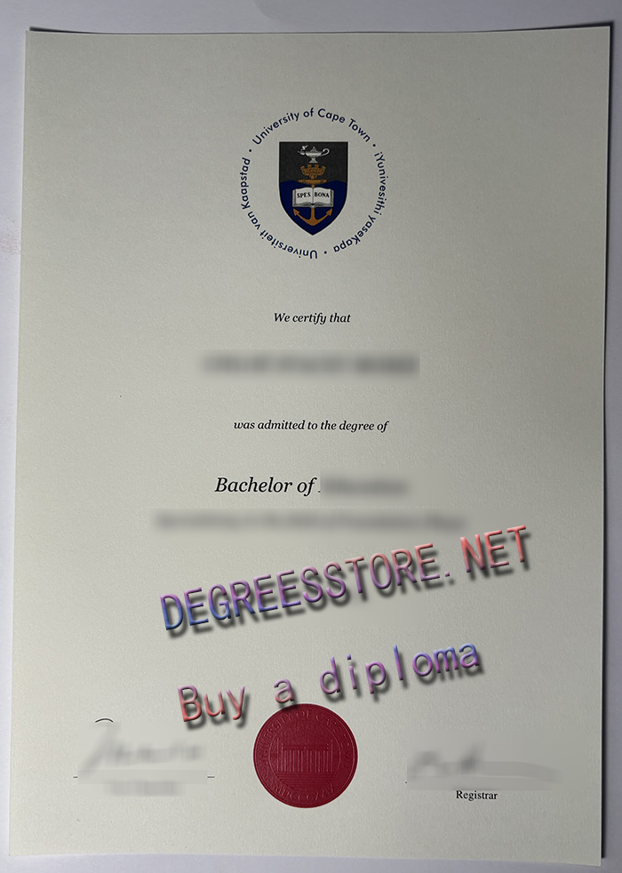 University of Cape Town degree