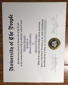 UoPeople diploma 美国人民大学证书