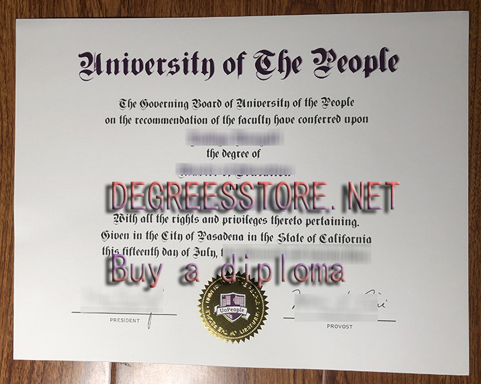 UoPeople diploma 美国人民大学证书办理