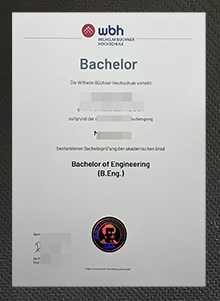 Wilhelm Büchner Hochschule Urkunde sample