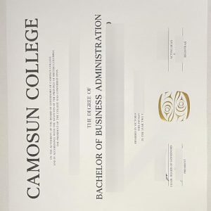 Camosun College degree，卡莫森学院学位证书