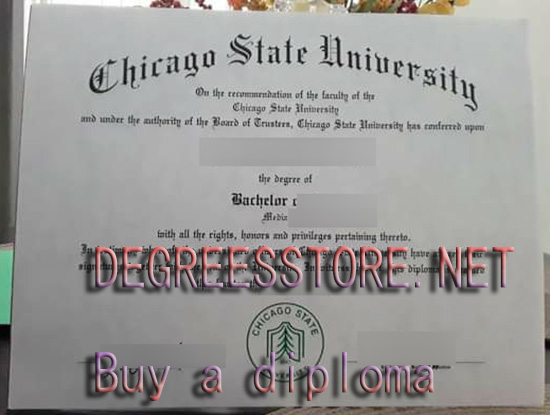 Chicago State University degree, CSU diploma