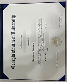 Georgia Southern University degree sample