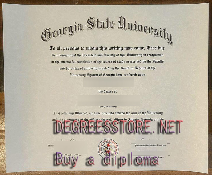 Georgia State University degree