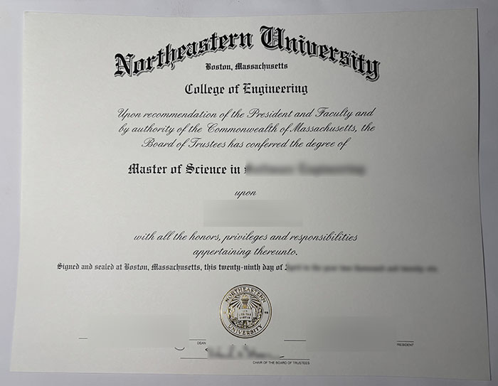 Northeastern University degree Northeastern University degree
