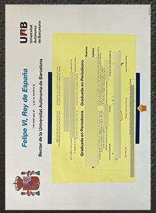 Universitat Autonoma de Barcelona diploma