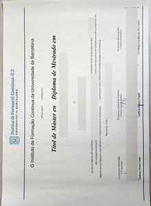 Universitat de Barcelona–Institut de Formació Contínua (IL3) diploma, 巴塞罗那大学继续教育学院 (IL3)文凭