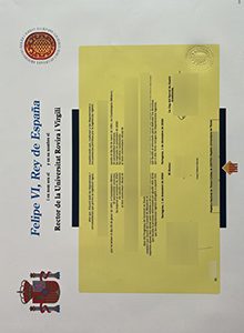 University of Rovira i Virgili diploma，罗维拉维吉利大学文凭