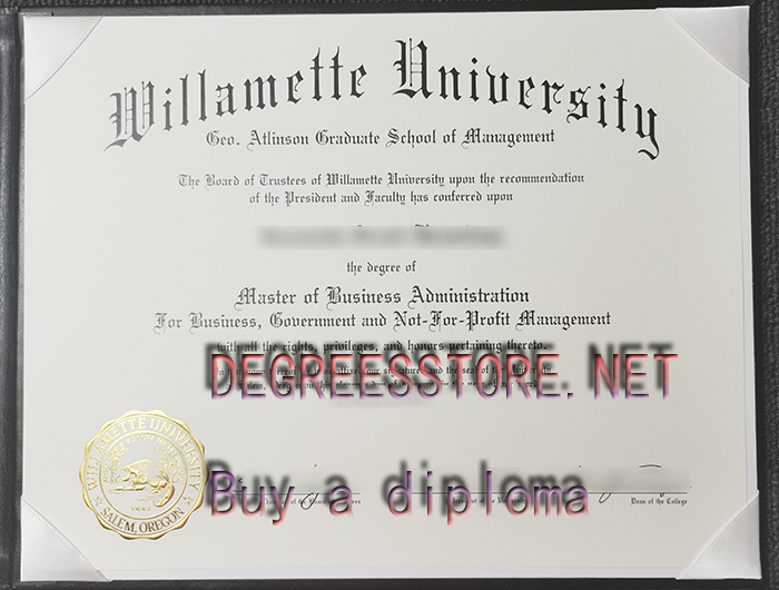 Willamette University degree，威拉米特大学学位证书