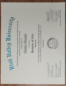 犹他谷大学学位证书，Utah Valley University degree