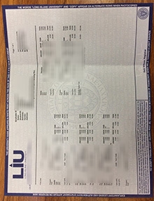 长岛大学成绩单,Long Island University transcript