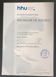 Heinrich-Heine-Universität Düsseldorf Urkunde, 海因里希·海涅大学杜塞尔多夫文凭