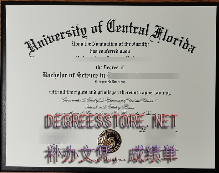 UCF degree，中佛罗里达大学学位证书